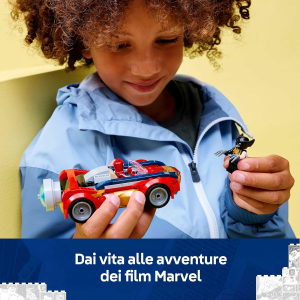 MARVEL LEGO - AUTO DI SPIDER MAN VS VENOMIZED WOLVERINE