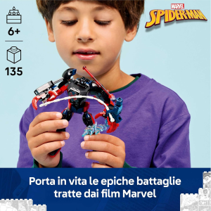 MARVEL LEGO - MECH DI MILES MORALES VS SPIDER MAN 2099