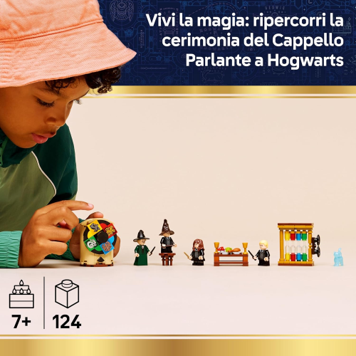 H. POTTER- CASTELLO DI HOGWARTS CERIMONIA DEL CAPPELLO