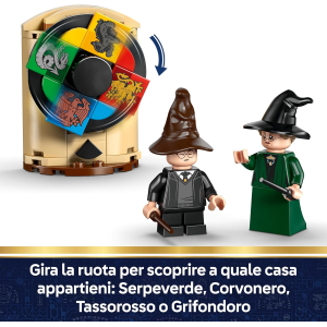 H. POTTER- CASTELLO DI HOGWARTS CERIMONIA DEL CAPPELLO