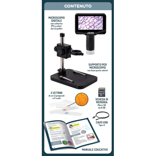GENIUS - MICROSCOPIO HI-TECH EDUCATIVO