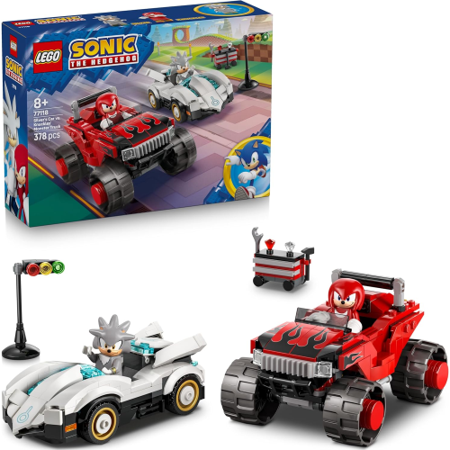 SONIC LEGO - AUTO DI SILVER VS MONSTER TRUCK DI KNUCKLES