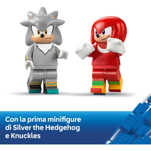 SONIC LEGO - AUTO DI SILVER VS MONSTER TRUCK DI KNUCKLES