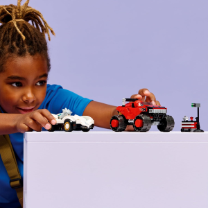 SONIC LEGO - AUTO DI SILVER VS MONSTER TRUCK DI KNUCKLES