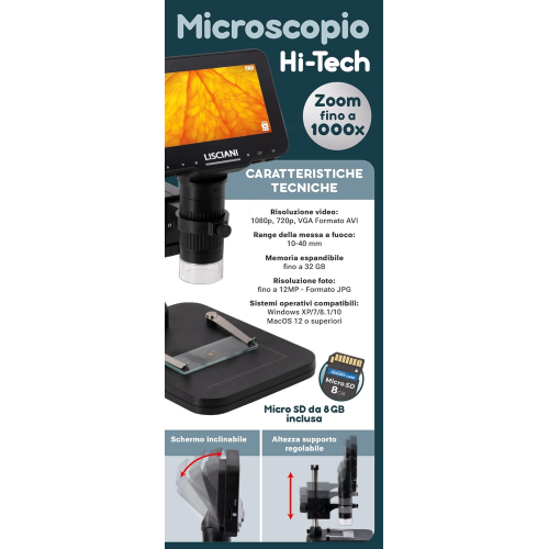 GENIUS - MICROSCOPIO HI-TECH EDUCATIVO