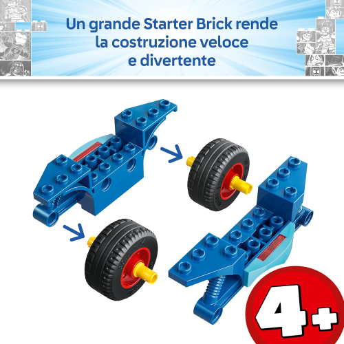 SPIDEY LEGO - SULLA MOTO CONTRO RHINO