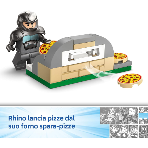 SPIDEY LEGO - SULLA MOTO CONTRO RHINO