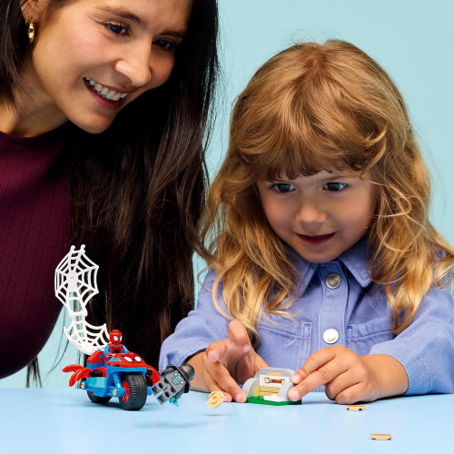 SPIDEY LEGO - SULLA MOTO CONTRO RHINO