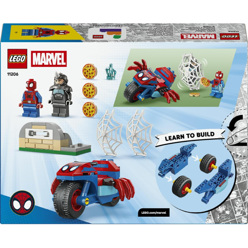 SPIDEY LEGO - SULLA MOTO CONTRO RHINO