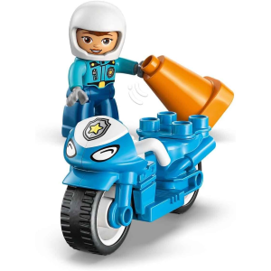 DUPLO- MOTOCICLETTA BLU DELLA POLIZIA