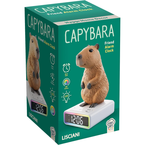 OROLOGIO SVEGLIA - RAINY DAYS CAPIBARA