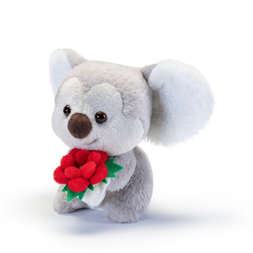 PEL.- TRUDINO KOALA FIORI ROSSI