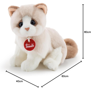 PEL.- GATTINO BRAD BIANCO/BEIGE S