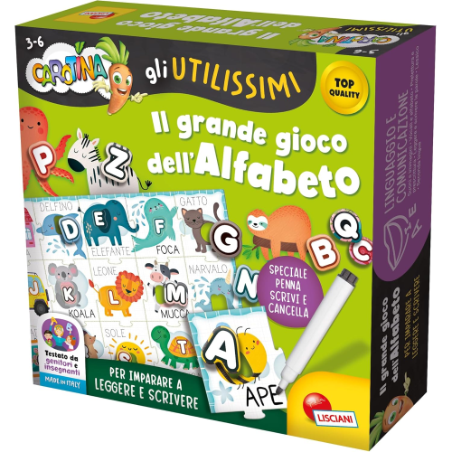 $ CAROT- UTILISS.- GRANDE GIOCO DELL´ALFABETO