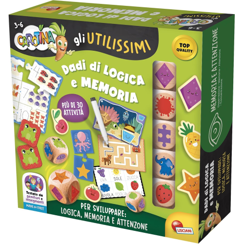 CAROT- UTILISS.- DADI EDUC. DI LOGICA E MEMORIA