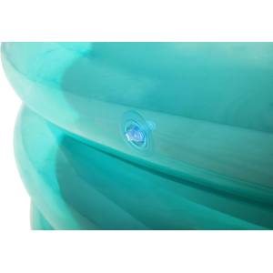 PISCINA - 3 ANELLI CM 170 X 53 BLU METALLICA