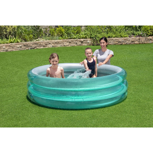 PISCINA - 3 ANELLI CM 170 X 53 BLU METALLICA