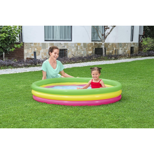 PISCINA - 3 ANELLI CM 152 X 30 FONDO GONFIABILE