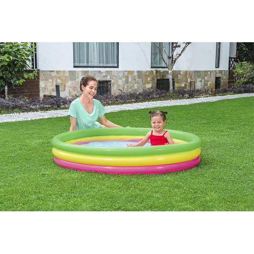 PISCINA - 3 ANELLI CM 152 X 30 FONDO GONFIABILE