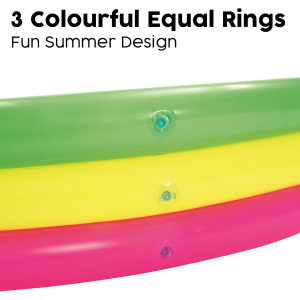 PISCINA - 3 ANELLI CM 152 X 30 FONDO GONFIABILE