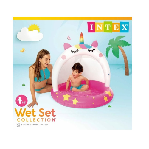 PISCINA - BABY POOL CATICORN  CM.102  X 102"
