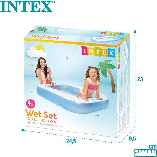 PISCINA - RETT. BABY CM 166 X 100 X 25