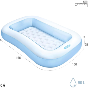 PISCINA - RETT. BABY CM 166 X 100 X 25