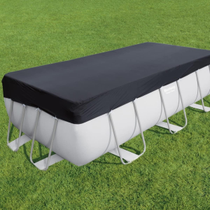 COPRIPISCINA RETTANG. CM 404 X 201 STEEL