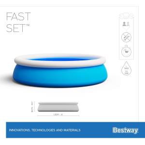 PISCINA - FAST SET  CM 183 X 51  CAPACITA´ LT 940