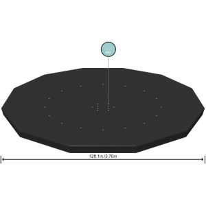 COPRIPISCINA TONDO  CM 366