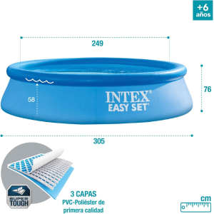 PISCINA - EASY CM 305 X 76  C/POMPA £IT