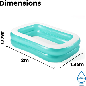 PISCINA - FAMILY CM.200 X 150 X 50 2 ANELLI