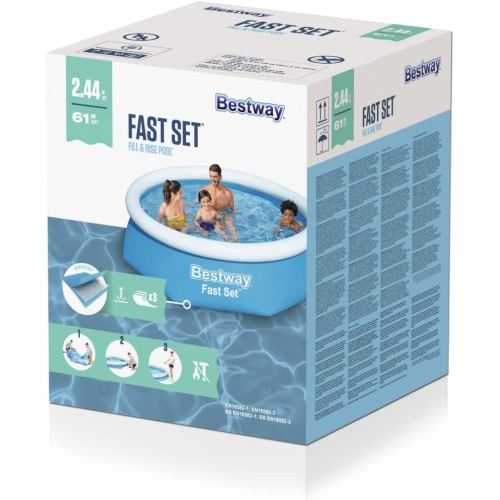 PISCINA - FAST SET  CM 244 X 61  CAPACITA´ LT 1880