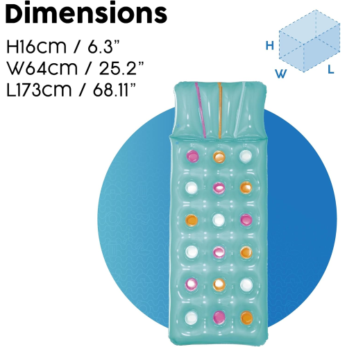 MATERASSINO 18 BUCHI CM 188 X 71