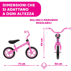 CHICCO - BICI BALANCE ROSA