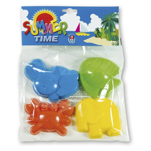 FORMINE DA SABBIA ANIMALETTI 4 PZ