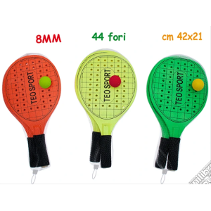 RACCHETTONI FLUO 8 MM FORATI 44 FORI