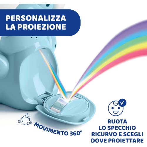 CHICCO - RANIBOW BEAR PRIETTORE ARCOBALENO AZZURRO