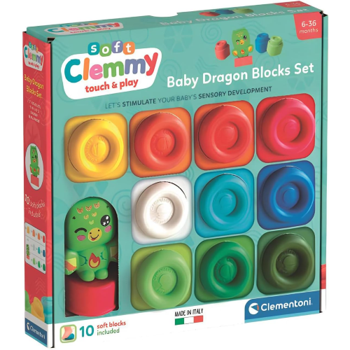 CLEMMY- BRICK SET PZ 10 DRAGON