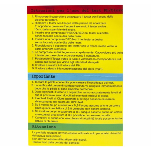 KIT TEST PH - CLORO  X PISCINE "BSTW IN VALIG.