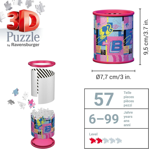 PZL 3D PORTAPENNE BARBIE