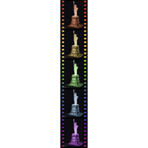 PZL 3D STATUA DELLA LIBERTA´ C/LUCE