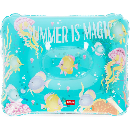 SUN- CUSCINO GONFIABILE DA SPIAGGIA SUMMER IS MAGIC