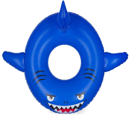 SUN- CIAMBELLA GONFIABILE PER PISCINA SHARK