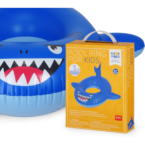 SUN- CIAMBELLA GONFIABILE PER PISCINA SHARK