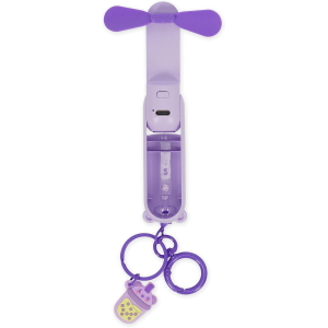SUN- MINI VENTILATORE RICARICABILE LILAC
