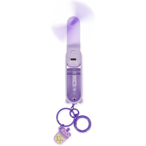 SUN- MINI VENTILATORE RICARICABILE LILAC