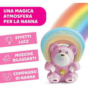 CHICCO - RANIBOW BEAR PRIETTORE ARCOBALENO ROSA