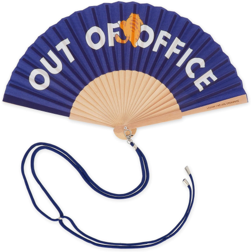 SUN- VENTAGLIO PIEGHEVOLE QUE CALOR OUT OF OFFICE