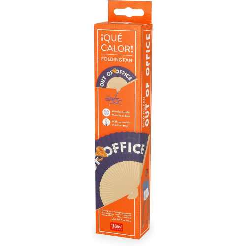 SUN- VENTAGLIO PIEGHEVOLE QUE CALOR OUT OF OFFICE